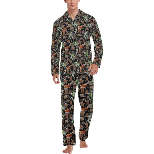 Baha Ranch Longhorn Ranch Men's Western Pajama Set