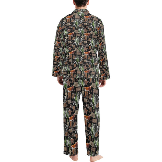 Baha Ranch Longhorn Ranch Men's Western Pajama Set